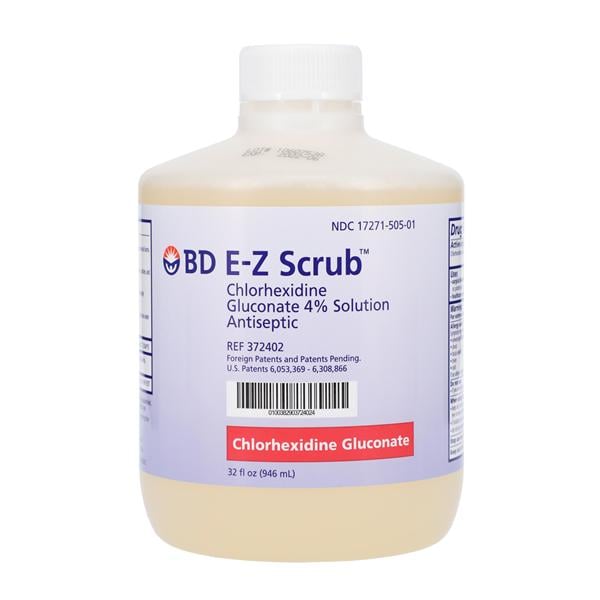 E-Z Scrub Antimicrobial Scrub 6/Ca