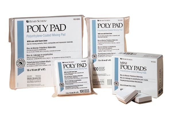 Poly Pad 3” x 3” Polyethylene-Coated Mixing Pad