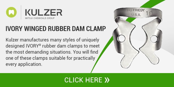 Kulzer, Inc. - Ivory Winged Rubber Dam Clamp