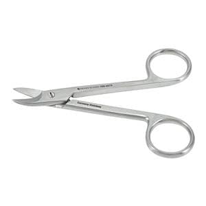 Crown & Collar Scissors 4 in Curved Smooth Ea