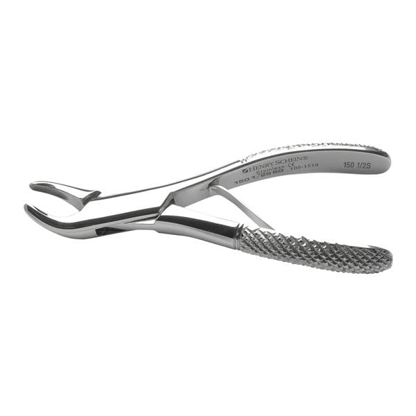 Extracting Forceps Size 150-1/2S SG Serrd 4.75 in Incsr Bic & Rt Upr Univ Ea