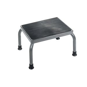 Step Stool Chrome 4 Leg/Non-Skid Mat Ea, 1 EA/CA
