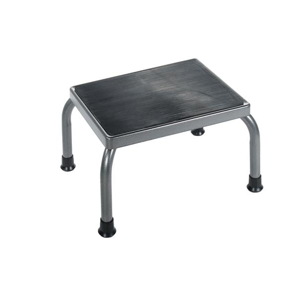 Step Stool Chrome 4 Leg/Non-Skid Mat Ea, 1 EA/CA