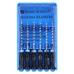 Maxima Hand Reamer 21 mm Size 80 Stainless Steel Black 6/Bx