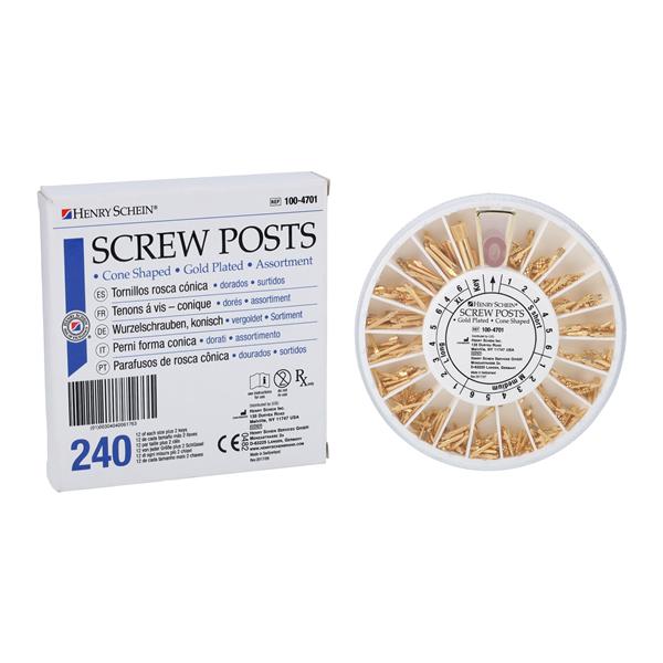 Screw Posts Gold Plated 20Dz