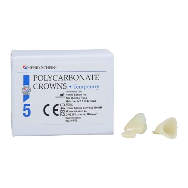 Replacement Crowns Size 18 Upper Left Central Refill 5/Bx