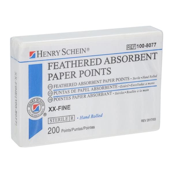Absorbent Points Feathered 200/Bx