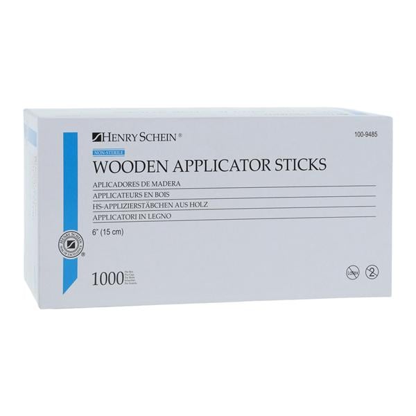 Applicator 6 in Non Sterile 1000/Bx