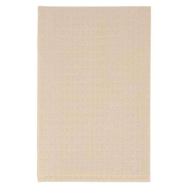 Patient Bib 2 Ply Tissue / Poly 13 in x 18 in Beige Disposable 500/Ca