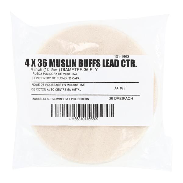 Buff Lead Center 4" x 36 Ply Ea