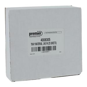 Perfecta Tray Material Clear Sheets 5" x 5" .040" 25/Bx