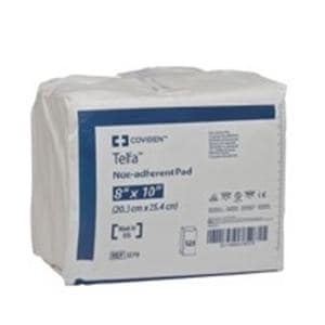 Telfa Ouchless Cotton/Polyester Gauze Dressing 8x10" Strp NAdh Wht Abs LF