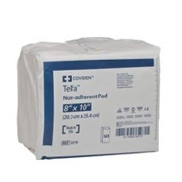 Telfa Ouchless Cotton/Polyester Gauze Dressing 8x10" Strp NAdh Wht Abs LF