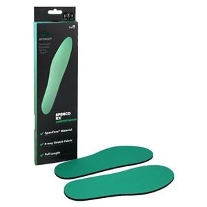 Comfort Insole Green Full Length Men 6-7.5 / Women 7-8.5, 48 PR/CA