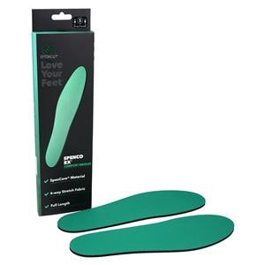 Comfort Insole Green Full Length Men 12-13 / Women 13-14.5, 48 PR/CA