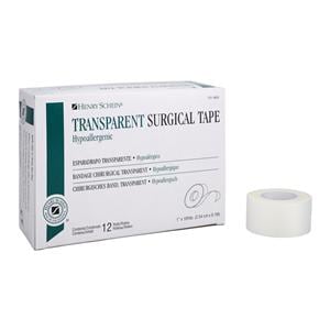 Surgical Tape Plastic 1"x10yd Transparent Non-Sterile 12/Bx, 12 BX/CA