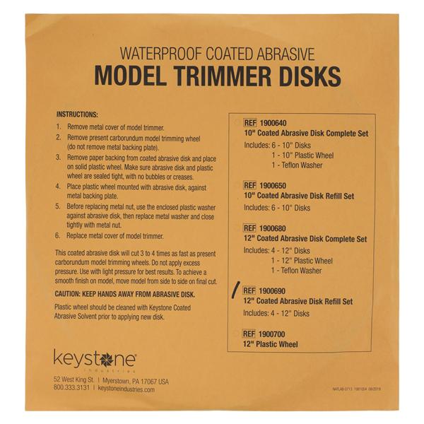 Waterproof Model Trimmer Discs Abrasive Discs Coarse 50 4/pk