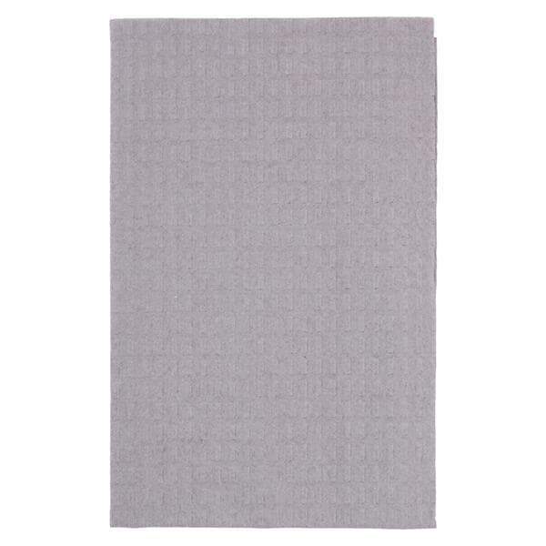 Patient Bib 3 Ply Tissue / Poly Back 13 in x 18 in Gray Disposable 500/Ca