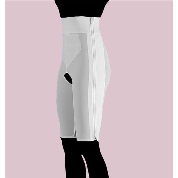 Compression Garment Above Knee Small 33-36" White