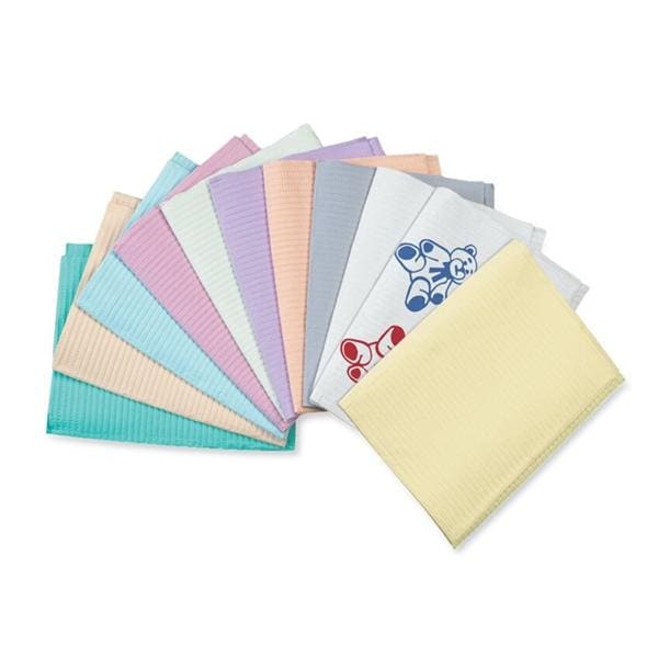 Econoback Patient Towel 2 Ply Tiss/Poly 13 in x 19 in Dst Rse Disposable 500/Ca