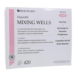 Disposable Mixing Well 4-Well 420/Bx, 12 BX/CA