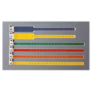 Sentry SuperBand Write-On Wristband Polyester Blue Adult / Pediatric 500/Bx