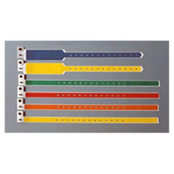 Sentry SuperBand Write-On Wristband Polyester Blue Adult / Pediatric 500/Bx