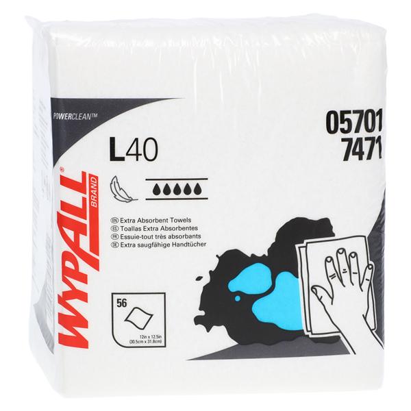 WypAll L40 General Purpose Wipe 1/4 Fold Dsp Hydrknt 12.5 in x 13 in Wt 1008/Ca