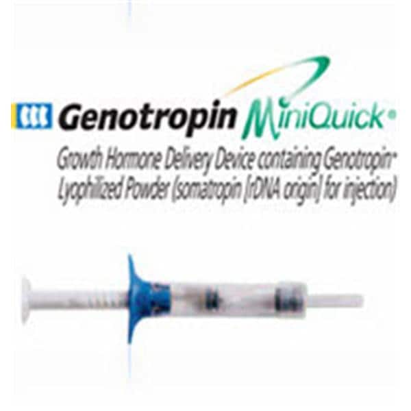 Genotropin MiniQuick Injection 0.4mg Prefilled Syringe 7/Package