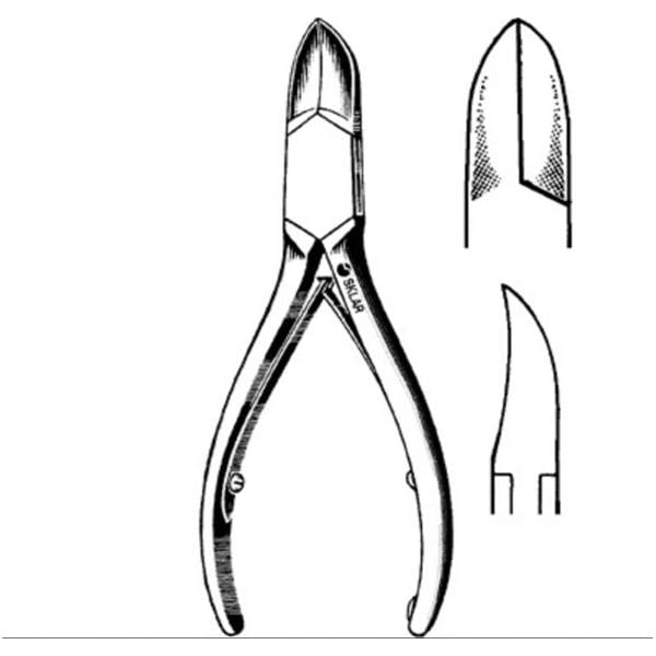 Nail Nipper Concave/Narrow Stainless Steel Ea