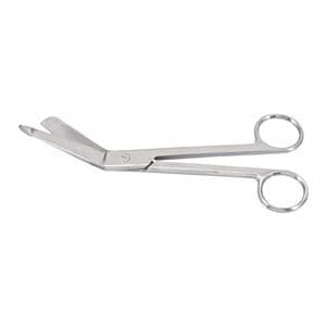Lister Bandage Scissors Angled 7-1/4" Stainless Steel Autoclavable Reusable Ea