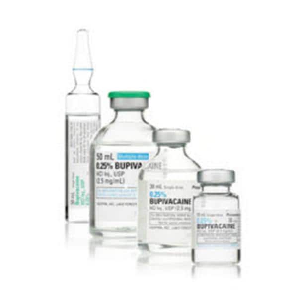 Bupivacaine HCl Injection 0.75% Preservative Free SDV 30mL 25/Package