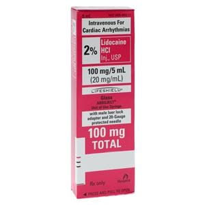 Lidocaine HCl Injection 2% PF Crdc Abboject Lifeshield Syringe 5mL 10/Package
