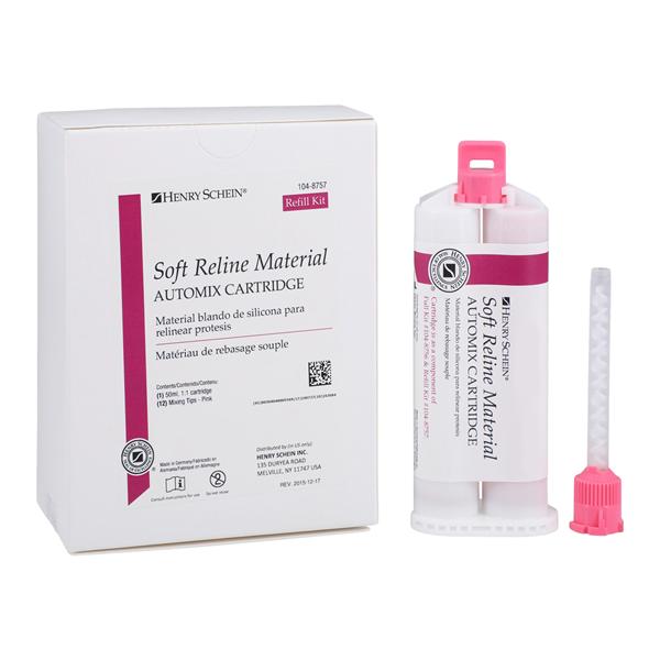 Soft Liner Soft Reline Material Automix Powder/Liquid Ea