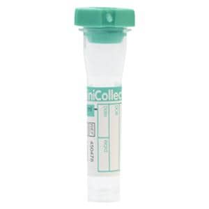 Tube Capillary Vacuette Minicollect 1.0mL 13x75mm PP Lthm Hep Gl Green 1000/Ca