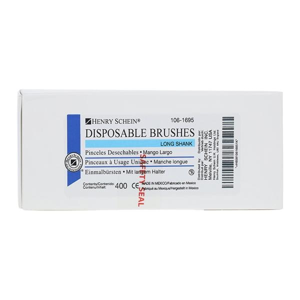 Brushes Clear Long Shank 400/Bx