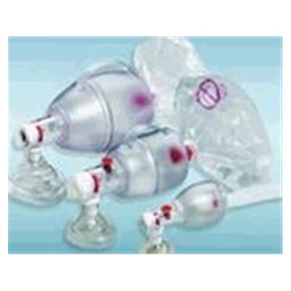 SPUR II Bag Valve Mask Resuscitator Pediatric Disposable 6/Ca
