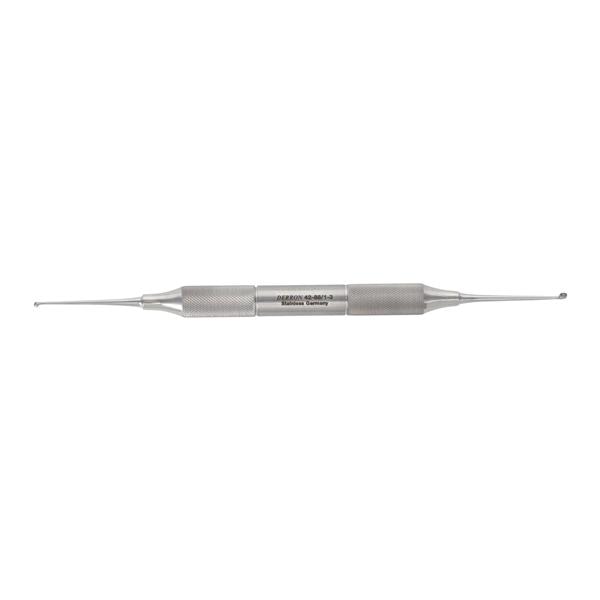 Comfort Grip Podiatry Excavator DE Curette 7" Stainless Steel Ea