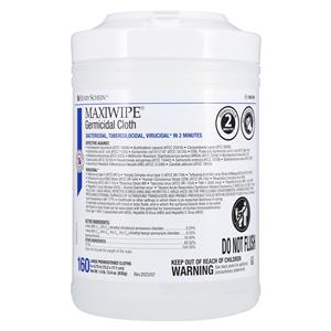 HSI Maxiwipe Cloth Disinfectant Large Canister 160/Cn, 12 CN/CA