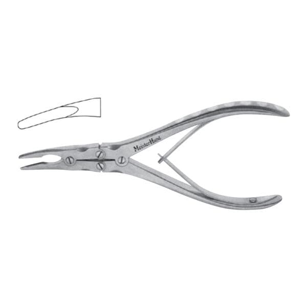 Meister-Hand Beyer Bone Rounger Slight Curve 7" Stainless Steel Autoclavable Ea