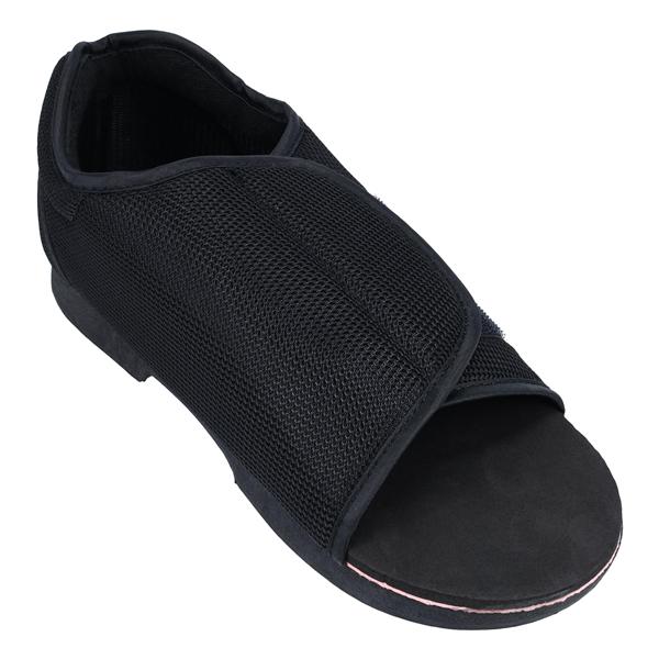 Health Design EZY Close Post-Op Shoe Black Large Women 8.5-10