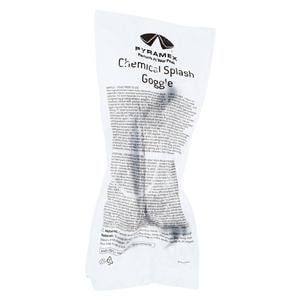 Safety Goggles Black/Clear Lens Ea