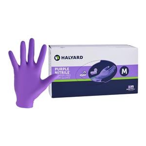 Purple Nitrile Nitrile Exam Gloves Medium Purple Non-Sterile 100/Bx