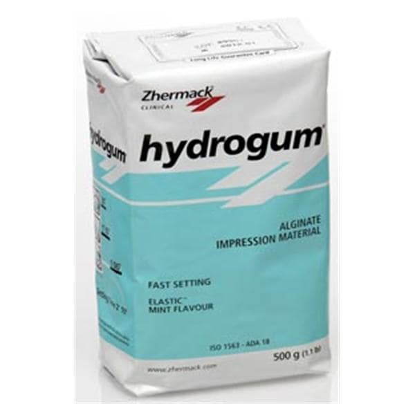 Hydrogum Dust Free Alginate 500 Gm Refill Fast Set Regular Body 500gm/Bg