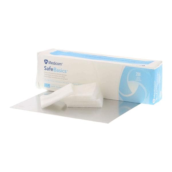 Viscose/Poly Blend Gauze Sponge 2x2" 4 Ply Non-Woven