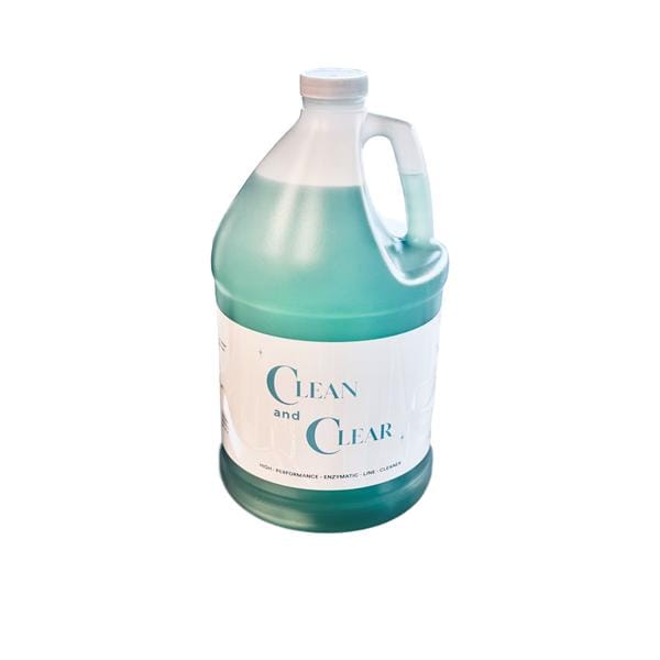 Clean and Clear Evacuation System Cleaner Enzymatic Liquid Concentrate Ea, 4 EA/CA