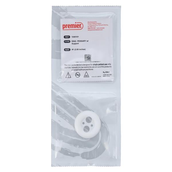 Pessary Uterine Ring #1 2" With Support 100% Silicone