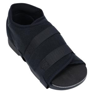 Post-Op Shoe Cotton/Polyester Upper Black Small Men 4-6