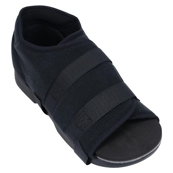 Post-Op Shoe Cotton/Polyester Upper Black Small Men 4-6