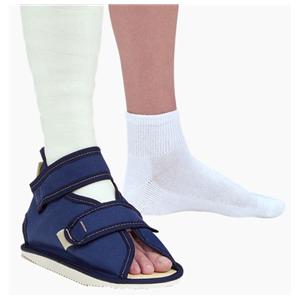 Comfo-Eze Cast Shoe Canvas Upper Navy Pediatric